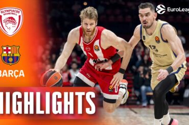 QUICK START keeps WINNING streak ALIVE | Olympiacos - Barcelona | R25 BASKETBALL HIGHLIGHTS 2025-26