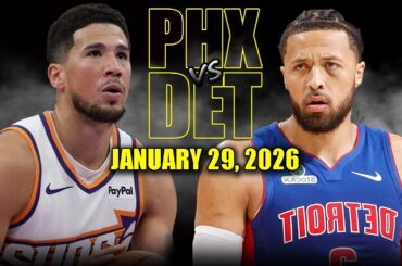 Detroit Pistons vs Phoenix Suns Full Game Highlights – January 29, 2026 | NBA Season