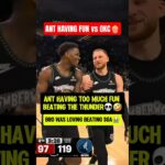 Antman smiling while BLOWING OUT OKC😭