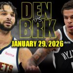 Denver Nuggets vs Brooklyn Nets Full Game Highlights – January 29, 2026 | NBA Season