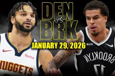Denver Nuggets vs Brooklyn Nets Full Game Highlights – January 29, 2026 | NBA Season