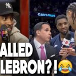 Jeff Teague REACTS to Jaylon Tyson TALKING CRAZY on LeBron James in Donovan Mitchell Cavs interview