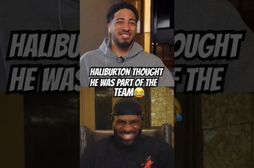 Tyrese Haliburton’s Hilarious Team USA Realization! 😂 #shorts #nba