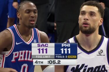 Final 4:35 CRAZY ENDING Kings vs 76ers | January 29, 2026