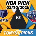 Memphis Grizzlies vs New Orleans Pelicans Pick 1/30/26 NBA Pick Prediction