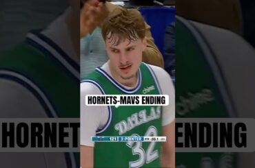 Hornets vs. Mavs ending was CHAOS 😧