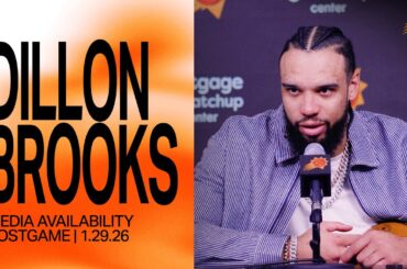 Dillon Brooks Postgame Media Availability | Phoenix Suns vs Detroit Pistons 1-29-26