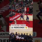 over a minute of karl-anthony towns' 22 rebounds from last night for your viewing pleasure 🍽️ #nba