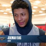 Jeremiah Fears on participating in Rising Stars | Pelicans Practice 1/29/26