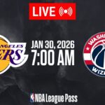 NBA LIVE! Los Angeles Lakers vs Washington Wizards | January 30, 2026 | NBA Today NBA 2K26 Gameplay