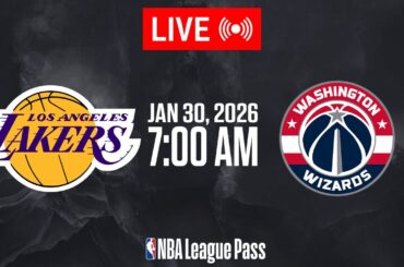 NBA LIVE! Los Angeles Lakers vs Washington Wizards | January 30, 2026 | NBA Today NBA 2K26 Gameplay