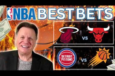 BEST Thursday NBA Bets! Heat vs Bulls & Pistons vs Suns