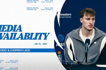 Jason Kidd & Cooper Flagg | Media Availability vs CHA | 1/29/26