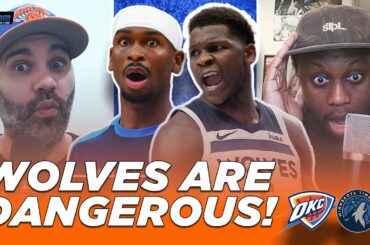 TWolves-Thunder Reaction: Minnesota defense puts OKC IN JAIL | The Dime With Josh and Kwab