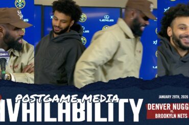 "That's My Cue" Jamal Ends THJ's Presser | ALL Denver Nuggets Postgame Media vs. BKN 🎙️