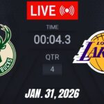 NBA LIVE! Milwaukee Bucks vs Los Angeles Lakers I January 31, 2026 | 2026 NBA Season Live 2K