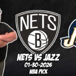 Brooklyn Nets vs Utah Jazz 1/30/26 NBA Free Picks & Prediction | NBA Tips
