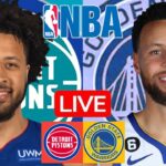 LIVE: DETROIT PISTONS vs GOLDEN STATE WARRIORS | NBA | PLAY BY PLAY | SCOREBOARD