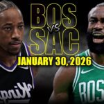 Boston Celtics vs Sacramento Kings Full Game Highlights – January 30, 2026 | NBA Season