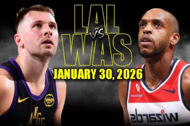 Los Angeles Lakers vs Washington Wizards Full Game Highlights – January 30, 2026 | NBA Season