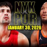 New York Knicks vs Portland Trail Blazers Full Game Highlights – January 30, 2026 | NBA Season