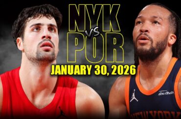 New York Knicks vs Portland Trail Blazers Full Game Highlights – January 30, 2026 | NBA Season