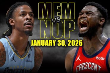 Memphis Grizzlies vs New Orleans Pelicans Full Game Highlights – January 30, 2026 | NBA Season