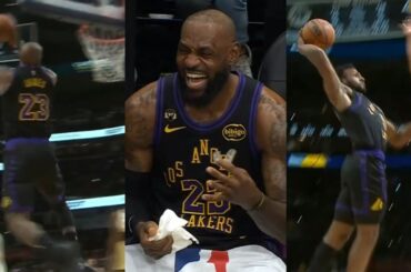 LeBron puts on a SHOW with INSANE dunks vs Wizards then Bronny dunks after 🔥