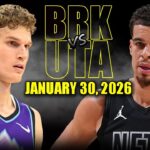 Brooklyn Nets vs Utah Jazz Full Game Highlights – January 30, 2026 | NBA Season