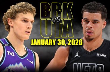 Brooklyn Nets vs Utah Jazz Full Game Highlights – January 30, 2026 | NBA Season