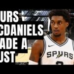 SPURS MUST TRADE FOR JADEN MCDANIELS!