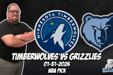 Minnesota Timberwolves vs Memphis Grizzlies 1/31/26 NBA Free Picks & Prediction | NBA Tips