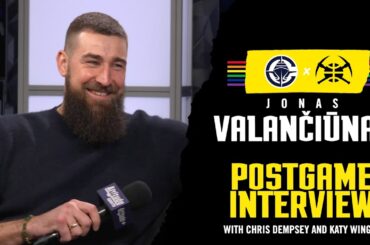 Jonas Valančiūnas Always Has Jokes 😂 | Denver Nuggets Postgame Chat