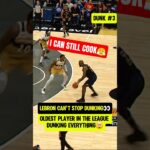 LeBron was dunking EVERYTHING😳