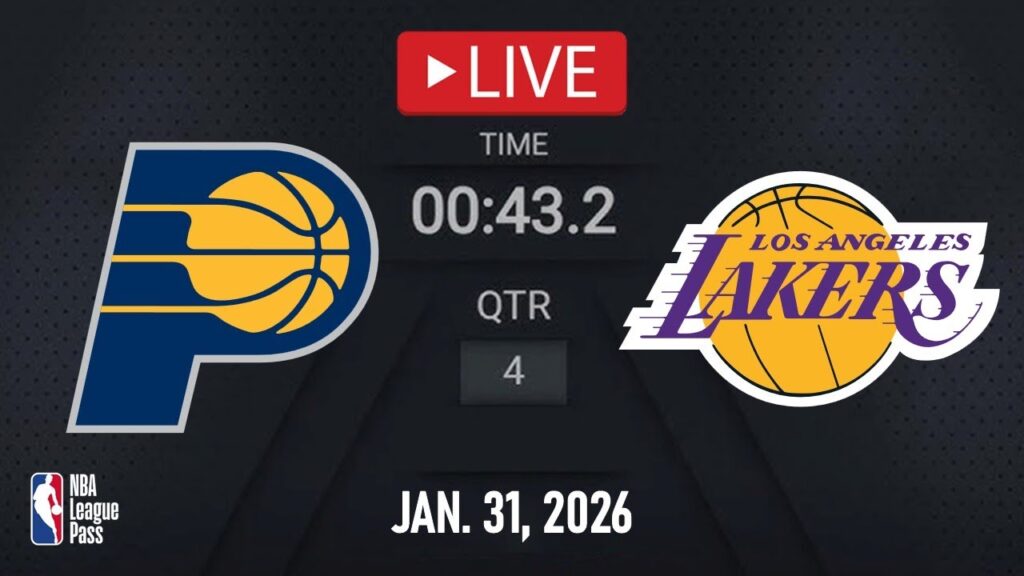 NBA LIVE! Los Angeles Lakers vs Indiana Pacers | Jan. 31, 2026 | Pacers vs Lakers NBA LIVE 2K26