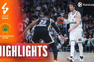 Kostas Sloukas MASTERCLASS | ASVEL - Panathinaikos | R25 BASKETBALL HIGHLIGHTS 2025-26