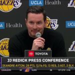 JJ Redick POSTGAME INTERVIEWS | Los Angeles Lakers beat Washington Wizards 142-111
