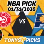 Atlanta Hawks vs. Indiana Pacers Pick 1/31/26 NBA Pick Prediction