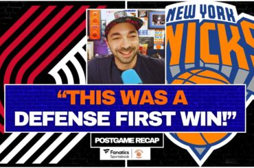 Knicks vs Trail Blazers | Opening Monologue | POSTGAME RECAP
