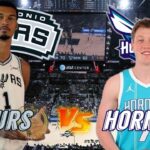 San Antonio Spurs vs Charlotte Hornets Live Play by Play & Scoreboard