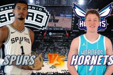 San Antonio Spurs vs Charlotte Hornets Live Play by Play & Scoreboard