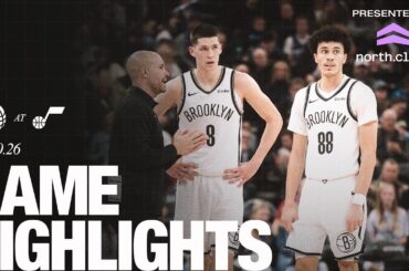 Highlights: Egor Dëmin Hits First Career Double-Double in 109-99 Win vs Utah