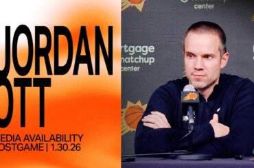 Head Coach Jordan Ott Postgame Media Availability | Phoenix Suns vs Cleveland Cavaliers 1-30-26