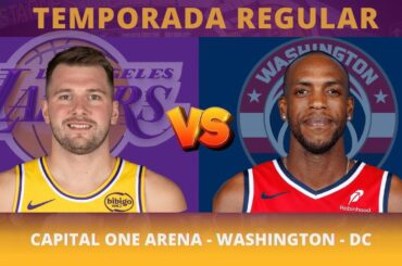 LOS ANGELES LAKERS X WASHINGTON WIZARDS / AO VIVO / TEMPORADA REGULAR