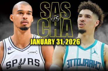 San Antonio Spurs vs Charlotte Hornets Full Game Highlights – January 31, 2026 | NBA Season