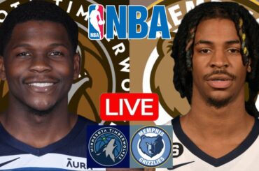 LIVE: MINNESOTA TIMBERWOLVES vs MEMPHIS GRIZZLIES | NBA | PLAY BY PLAY | SCOREBOARD
