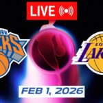 NBA LIVE! Los Angeles Lakers vs New York Knicks | February 1, 2026 NBA Regular Season LIVE