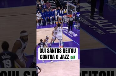 GUI SANTOS vs Utah Jazz 👀🇧🇷 #nba