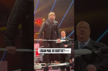 Logan Paul talking. Scottie Barnes UNBOTHERED 😤 Raptors x WWE Night • Feb 4