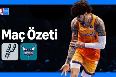 San Antonio Spurs - Charlotte Hornets | Maç Özeti | NBA | Prime Video Türkiye